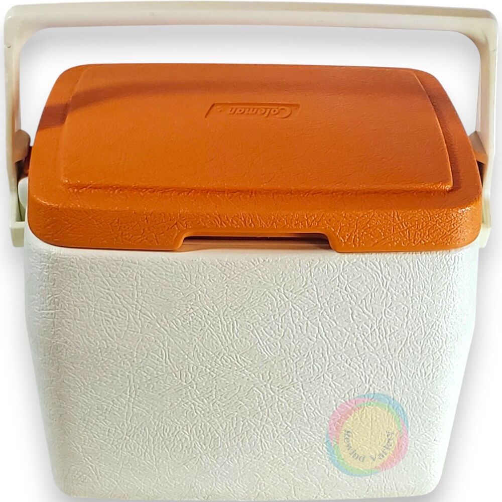 Vintage Coleman Lil Oscar Orange Cooler 5272 - Picture 2 of 16